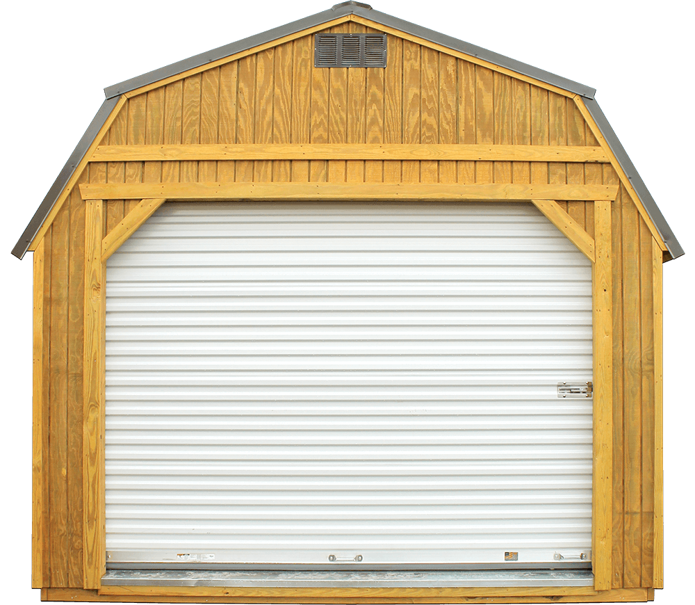 Lofted Barn With Garage Package