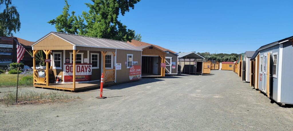 Old Hickory sheds cameron park